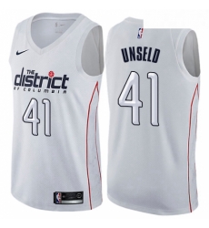 Mens Nike Washington Wizards 41 Wes Unseld Authentic White NBA Jersey City Edition Mens Nike Washington Wizards 41 Wes Unseld Authentic White NBA Jersey City Edition