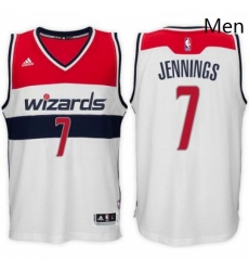 adidas Washington Wizards 7 Brandon Jennings White Swingman Home Jersey adidas Washington Wizards 7 Brandon Jennings White Swingman Home Jersey