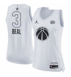 Womens Nike Jordan Washington Wizards 3 Bradley Beal Swingman White 2018 All Star Game NBA Jersey Womens Nike Jordan Washington Wizards 3 Bradley Beal Swingman White 2018 All Star Game NBA Jersey