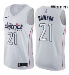 Womens Nike Washington Wizards 21 Dwight Howard Swingman White NBA Jersey City Edition Womens Nike Washington Wizards 21 Dwight Howard Swingman White NBA Jersey City Edition