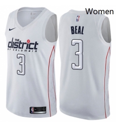 Womens Nike Washington Wizards 3 Bradley Beal Swingman White NBA Jersey City Edition Womens Nike Washington Wizards 3 Bradley Beal Swingman White NBA Jersey City Edition