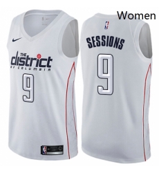 Womens Nike Washington Wizards 9 Ramon Sessions Swingman White NBA Jersey City Edition Womens Nike Washington Wizards 9 Ramon Sessions Swingman White NBA Jersey City Edition
