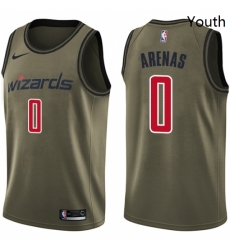 Youth Nike Washington Wizards 0 Gilbert Arenas Swingman Green Salute to Service NBA Jersey Youth Nike Washington Wizards 0 Gilbert Arenas Swingman Green Salute to Service NBA Jersey