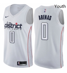 Youth Nike Washington Wizards 0 Gilbert Arenas Swingman White NBA Jersey City Edition Youth Nike Washington Wizards 0 Gilbert Arenas Swingman White NBA Jersey City Edition