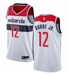 Youth Nike Washington Wizards 12 Kelly Oubre Jr Swingman White Home NBA Jersey Association Edition Youth Nike Washington Wizards 12 Kelly Oubre Jr Swingman White Home NBA Jersey Association Edition