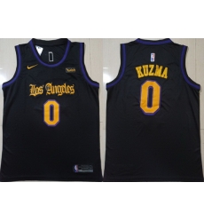 Lakers 0 Kyle Kuzma Black Nike Swingman Jersey Lakers 0 Kyle Kuzma Black Nike Swingman Jersey