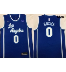 Lakers 0 Kyle Kuzma Blue Nike Swingman Jersey Lakers 0 Kyle Kuzma Blue Nike Swingman Jersey