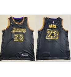 Lakers 23 Anthony Davis Black City Edition Nike Swingman Jersey Lakers 23 Anthony Davis Black City Edition Nike Swingman Jersey