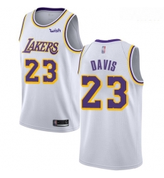 Lakers #23 Anthony Davis White Basketball Swingman Association Edition Jersey Lakers #23 Anthony Davis White Basketball Swingman Association Edition Jersey