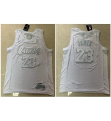 Lakers 23 Lebron James White Nike Swingman MVP Jersey Lakers 23 Lebron James White Nike Swingman MVP Jersey