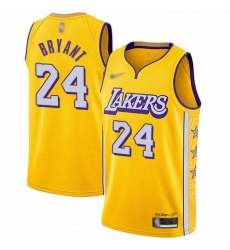 Lakers 24 Kobe Bryant Gold Basketball Swingman City Edition 2019 20 Jersey Lakers 24 Kobe Bryant Gold Basketball Swingman City Edition 2019 20 Jersey
