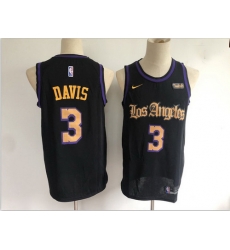 Lakers 3 Anthony Davis Black Nike Swingman Jersey Lakers 3 Anthony Davis Black Nike Swingman Jersey