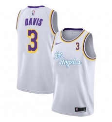 Lakers 3 Anthony Davis White 2020 2021 New City Edition Nike Swingman Jersey Lakers 3 Anthony Davis White 2020 2021 New City Edition Nike Swingman Jersey