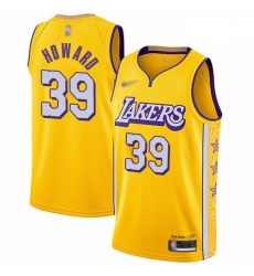 Lakers 39 Dwight Howard Gold Basketball Swingman City Edition 2019 20 Jersey Lakers 39 Dwight Howard Gold Basketball Swingman City Edition 2019 20 Jersey