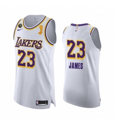 Los Angeles Lakers 2020 NBA Finals Champions LeBron James White Social justice Jersey Association Los Angeles Lakers 2020 NBA Finals Champions LeBron James White Social justice Jersey Association