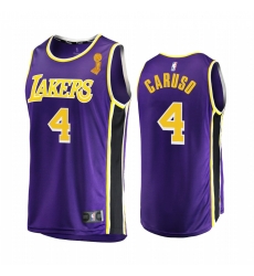 Los Angeles Lakers Alex Caruso 2020 NBA Finals Champions Jersey Purple Replica Statement Los Angeles Lakers Alex Caruso 2020 NBA Finals Champions Jersey Purple Replica Statement