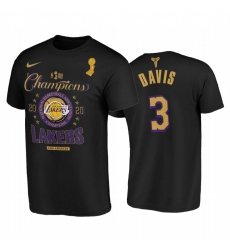 Los Angeles Lakers Anthony Davis 2020 NBA Finals Champions T-Shirt Black Locker Room Los Angeles Lakers Anthony Davis 2020 NBA Finals Champions T-Shirt Black Locker Room