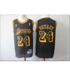 Men Adidas Lakers 24 Kobe Bryant Black Throwback NBA Jersey Men Adidas Lakers 24 Kobe Bryant Black Throwback NBA Jersey