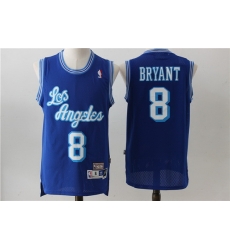 Men Lakers 8 Kobe Bryant Blue Hardwood Classics Jersey Men Lakers 8 Kobe Bryant Blue Hardwood Classics Jersey