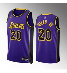 Men Los Angeles Lakers 20 Harry Giles Iii Purple Statement Edition Stitched Basketball Jersey Men Los Angeles Lakers 20 Harry Giles Iii Purple Statement Edition Stitched Basketball Jersey