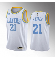 Men Los Angeles Lakers 21 Maxwell Lewis White 2023 Draft Association Edition Stitched Basketball Jersey Men Los Angeles Lakers 21 Maxwell Lewis White 2023 Draft Association Edition Stitched Basketball Jersey