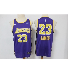 Men Los Angeles Lakers 23 Lebron James Purple Nike Swingman Jersey Men Los Angeles Lakers 23 Lebron James Purple Nike Swingman Jersey