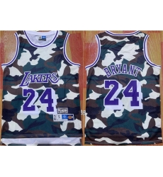 Men Los Angeles Lakers 24 Kobe Bryant Camo Throwback Basketball Jersey Men Los Angeles Lakers 24 Kobe Bryant Camo Throwback Basketball Jersey