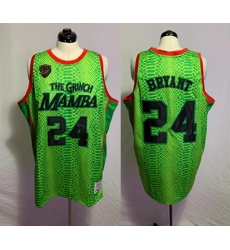 Men Los Angeles Lakers 24 Kobe Bryant Green Black Mamba Stitched Basketball Jersey Men Los Angeles Lakers 24 Kobe Bryant Green Black Mamba Stitched Basketball Jersey