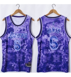 Men Los Angeles Lakers 6 LeBron James 2023 Purple Stitched Basketball Jersey Men Los Angeles Lakers 6 LeBron James 2023 Purple Stitched Basketball Jersey