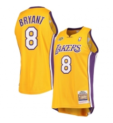 Men Los Angeles Lakers 8 Kobe Bryant Gold Throwback Stitched Basketball Jersey Men Los Angeles Lakers 8 Kobe Bryant Gold Throwback Stitched Basketball Jersey