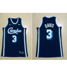 Men Los Angeles Lakers Crenshaw Concept #3 Anthony Davis Blue NBA Jersey Men Los Angeles Lakers Crenshaw Concept #3 Anthony Davis Blue NBA Jersey