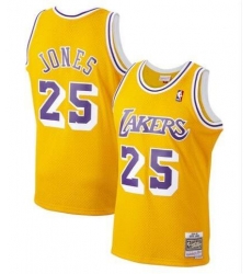 Men Los Angeles Lakers Eddie Jones #25 Mitchell & Ness 1994-95 Classics Stitched Jersey Men Los Angeles Lakers Eddie Jones #25 Mitchell & Ness 1994-95 Classics Stitched Jersey