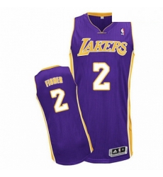 Mens Adidas Los Angeles Lakers 2 Derek Fisher Authentic Purple Road NBA Jersey Mens Adidas Los Angeles Lakers 2 Derek Fisher Authentic Purple Road NBA Jersey