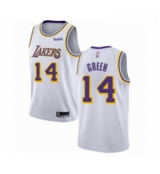 Mens Los Angeles Lakers 14 Danny Green Authentic White Basketball Jersey Association Edition Mens Los Angeles Lakers 14 Danny Green Authentic White Basketball Jersey Association Edition