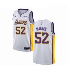 Mens Los Angeles Lakers 52 Jamaal Wilkes Authentic White Basketball Jersey Association Edition Mens Los Angeles Lakers 52 Jamaal Wilkes Authentic White Basketball Jersey Association Edition
