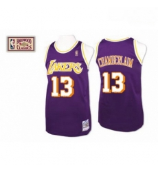 Mens Mitchell and Ness Los Angeles Lakers 13 Wilt Chamberlain Authentic Purple Throwback NBA Jersey Mens Mitchell and Ness Los Angeles Lakers 13 Wilt Chamberlain Authentic Purple Throwback NBA Jersey