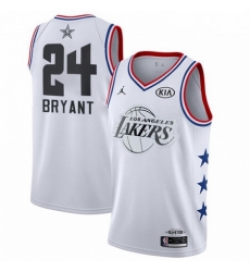 Mens Nike Los Angeles Lakers 24 Kobe Bryant White Basketball Jordan Swingman 2019 All Star Game Jersey Mens Nike Los Angeles Lakers 24 Kobe Bryant White Basketball Jordan Swingman 2019 All Star Game Jersey