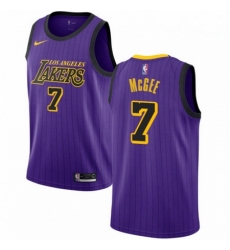 Mens Nike Los Angeles Lakers 7 JaVale McGee Swingman Purple NBA Jersey City Edition Mens Nike Los Angeles Lakers 7 JaVale McGee Swingman Purple NBA Jersey City Edition