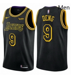 Mens Nike Los Angeles Lakers 9 Luol Deng Authentic Black City Edition NBA Jersey Mens Nike Los Angeles Lakers 9 Luol Deng Authentic Black City Edition NBA Jersey