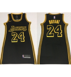 Women Los Angeles Lakers 24 Kobe Bryant Black Nike Swingman Jersey Women Los Angeles Lakers 24 Kobe Bryant Black Nike Swingman Jersey