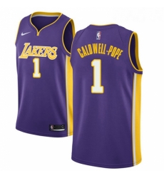 Womens Nike Los Angeles Lakers 1 Kentavious Caldwell Pope Swingman Purple NBA Jersey Statement Edition Womens Nike Los Angeles Lakers 1 Kentavious Caldwell Pope Swingman Purple NBA Jersey Statement Edition