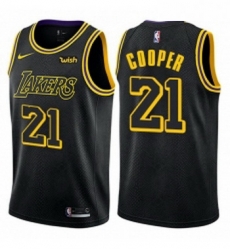 Womens Nike Los Angeles Lakers 21 Michael Cooper Swingman Black NBA Jersey City Edition Womens Nike Los Angeles Lakers 21 Michael Cooper Swingman Black NBA Jersey City Edition