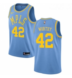 Womens Nike Los Angeles Lakers 42 James Worthy Swingman Blue Hardwood Classics NBA Jersey Womens Nike Los Angeles Lakers 42 James Worthy Swingman Blue Hardwood Classics NBA Jersey