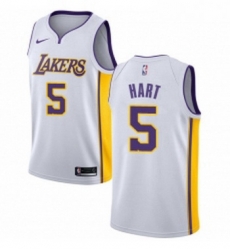 Womens Nike Los Angeles Lakers 5 Josh Hart Swingman White NBA Jersey Association Edition Womens Nike Los Angeles Lakers 5 Josh Hart Swingman White NBA Jersey Association Edition