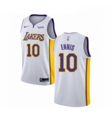 Youth Los Angeles Lakers 10 Tyler Ennis Swingman White Basketball Jersey Association Edition Youth Los Angeles Lakers 10 Tyler Ennis Swingman White Basketball Jersey Association Edition