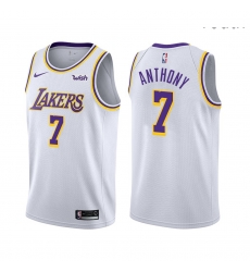 Youth Los Angeles Lakers Carmelo Anthony Association Edition White 2021 Stitched NBA Jersey Youth Los Angeles Lakers Carmelo Anthony Association Edition White 2021 Stitched NBA Jersey