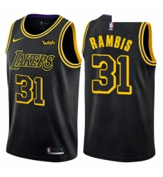 Youth Nike Los Angeles Lakers 31 Kurt Rambis Swingman Black NBA Jersey City Edition Youth Nike Los Angeles Lakers 31 Kurt Rambis Swingman Black NBA Jersey City Edition