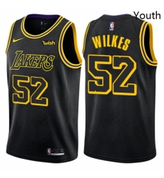 Youth Nike Los Angeles Lakers 52 Jamaal Wilkes Swingman Black NBA Jersey City Edition Youth Nike Los Angeles Lakers 52 Jamaal Wilkes Swingman Black NBA Jersey City Edition