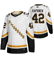 Men Penguins 42 Kasperi Kapanen 2021 Reverse Retro White Jersey Men Penguins 42 Kasperi Kapanen 2021 Reverse Retro White Jersey