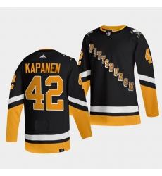 Men Pittsburgh Penguins 42 Kasperi Kapanen 2021 2022 Black Stitched Jersey Men Pittsburgh Penguins 42 Kasperi Kapanen 2021 2022 Black Stitched Jersey